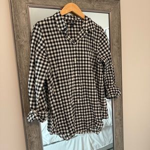 J. Crew gingham button down
